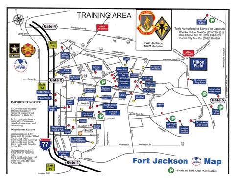 fort jackson family day map|fort jackson visitor portal.